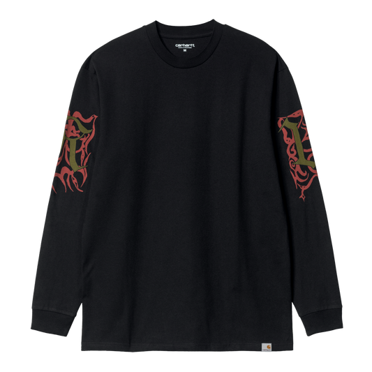 Herrensauna Renaissance Underground T-shirt L/S Black